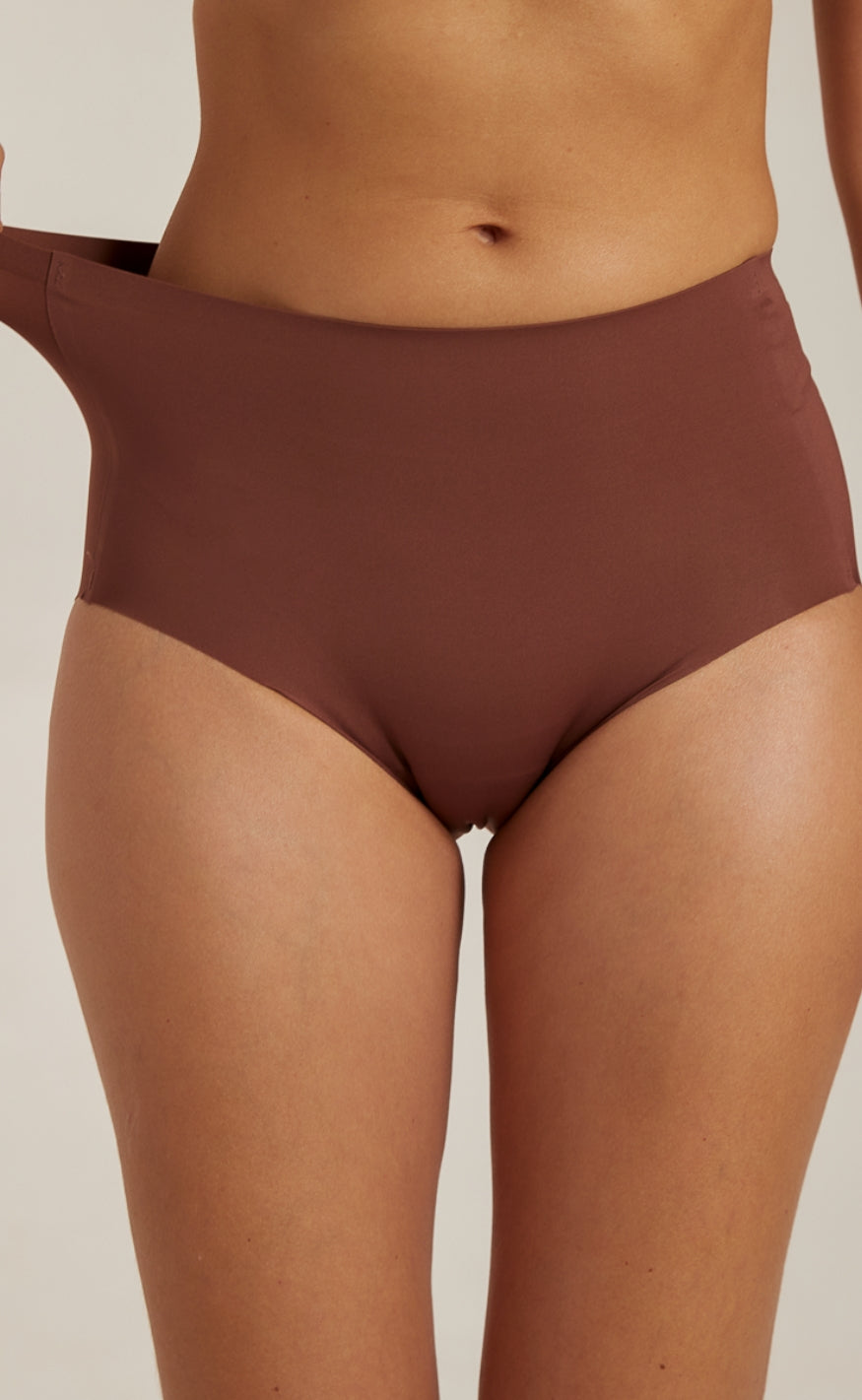 FemiFemme Truse - Invisible Highwaist Maxi - Velvet Chocolate