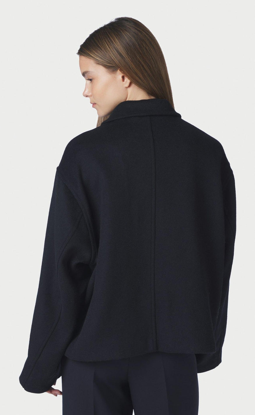 Neo Noir Jakke - Hamra Wool - Navy