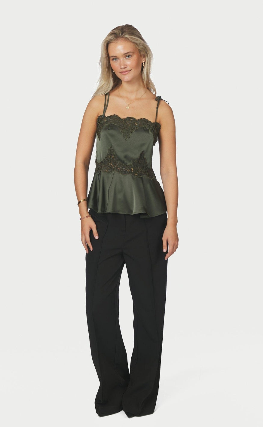 Neo Noir Topp - Kaela Heavy - Deep Green