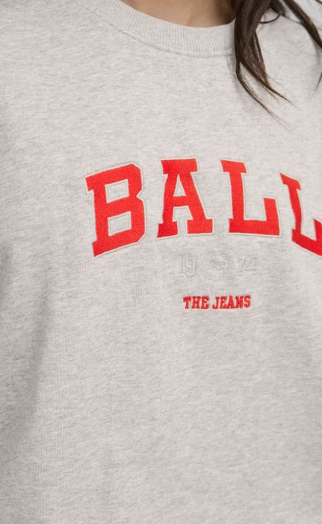 BALL Original Sweatshirt - Taylor - Medium Grey w. Mistful Mauve