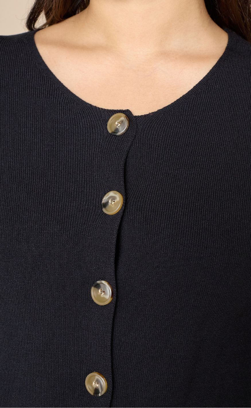 Love & Divine Cardigan - Love1490 - Black