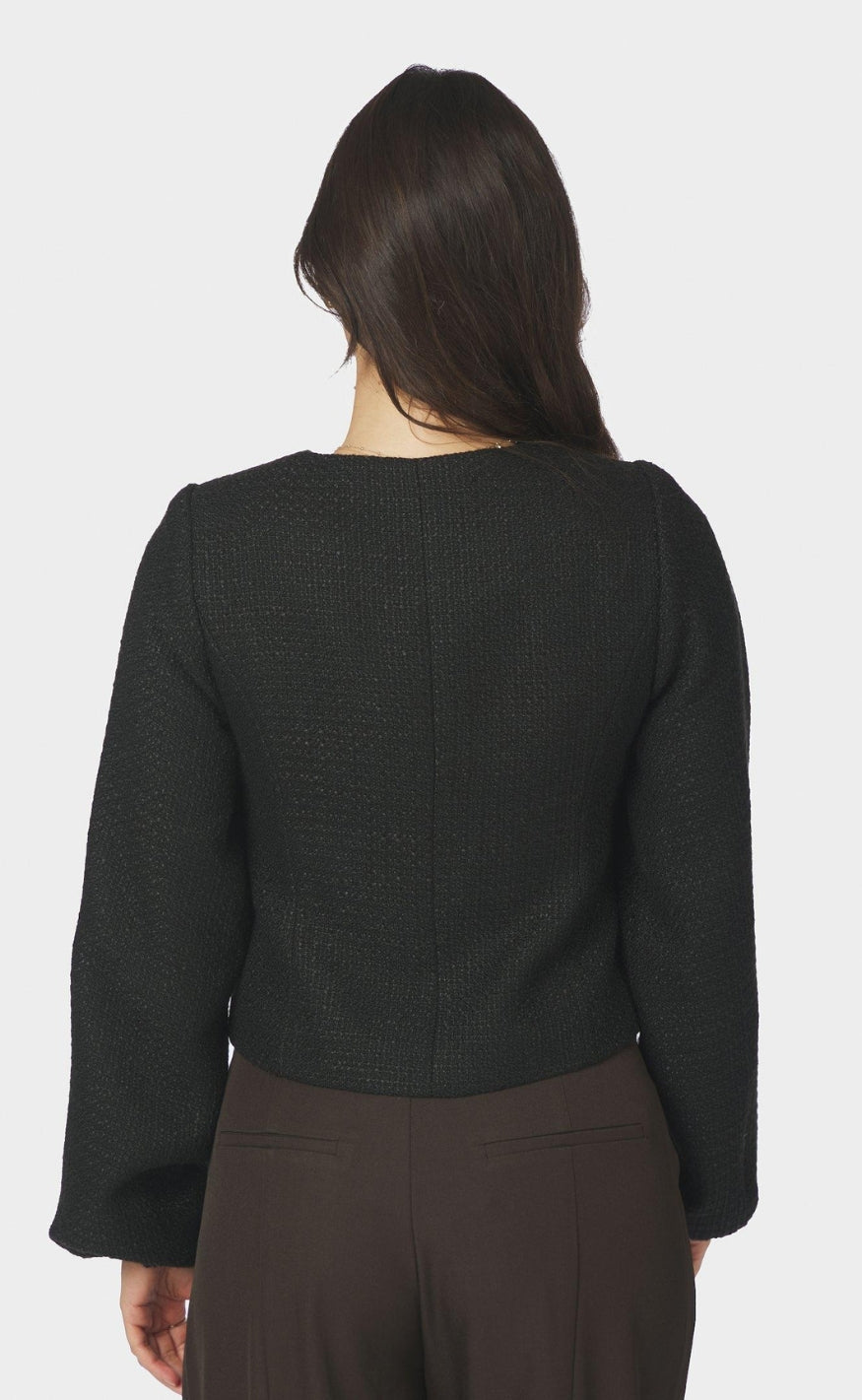 Neo Noir Jakke - Junette Boucle - Black