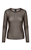 Luxzuz Bluse - Dot Mesh - Delicioso