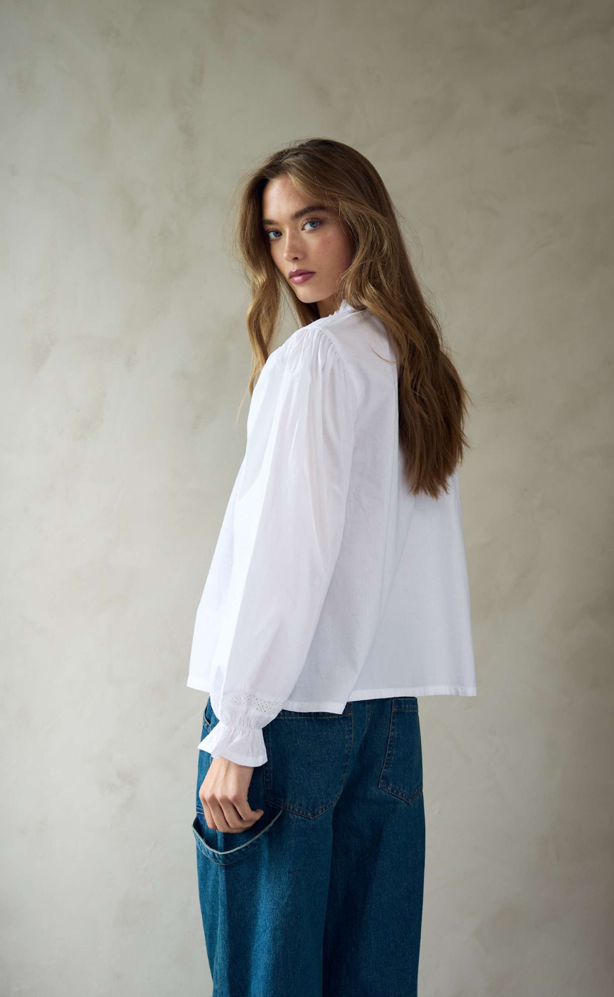 Noella Bluse - Kendira - White