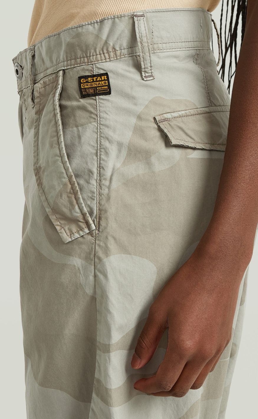 G-STAR Bukser -3D Boyfriend Pants Wmn - It Orphus/Summer Camo