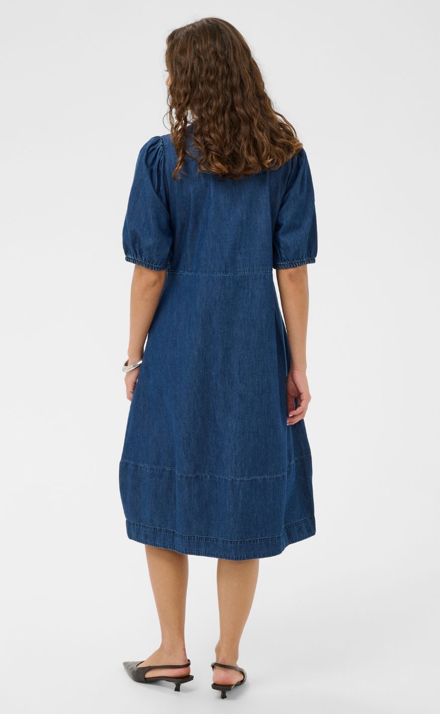 Culture Kjole - Mona Arpa - Dark Blue Wash
