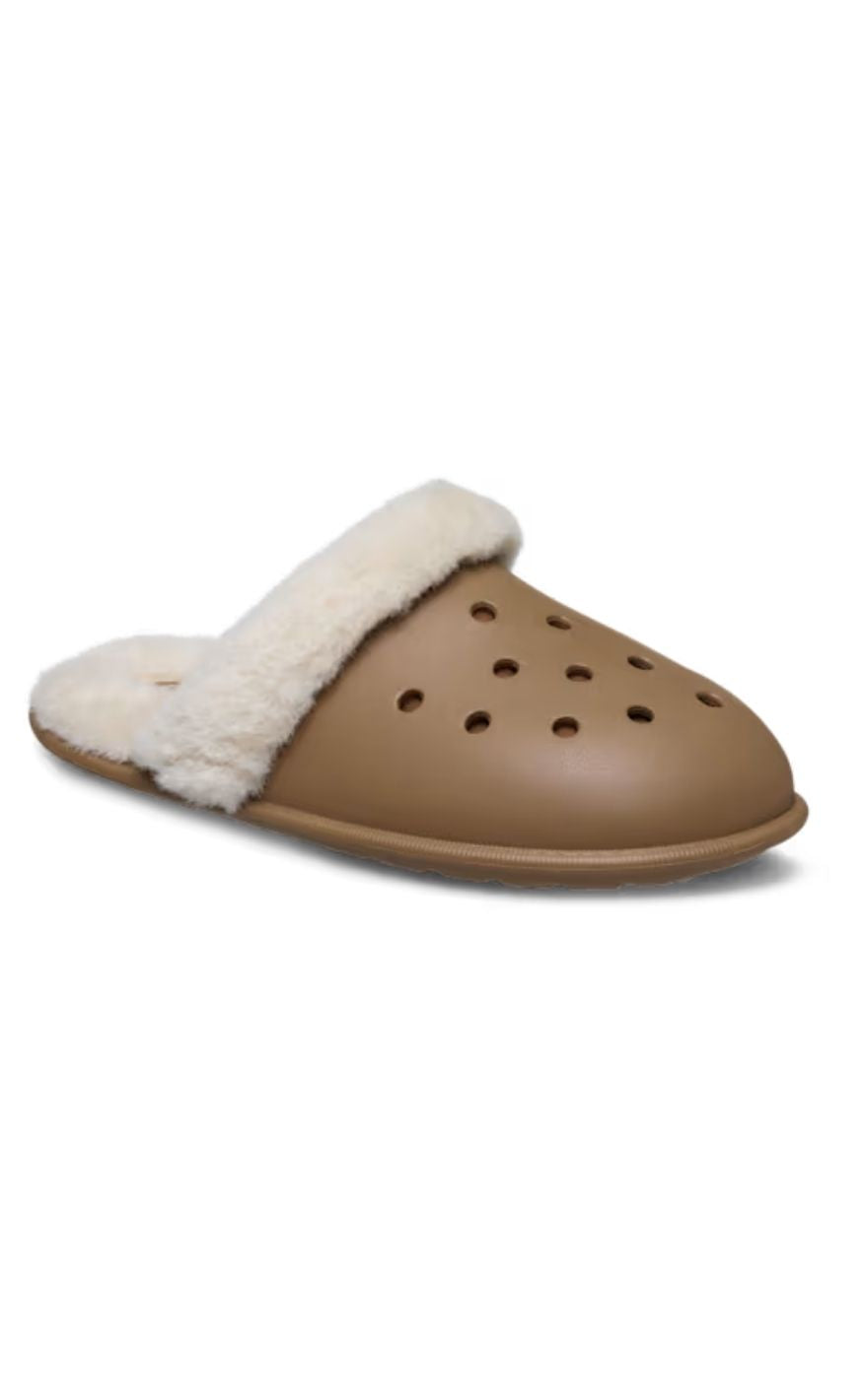 Crocs Træsko - Classic Fuzz Scuff - Sepia