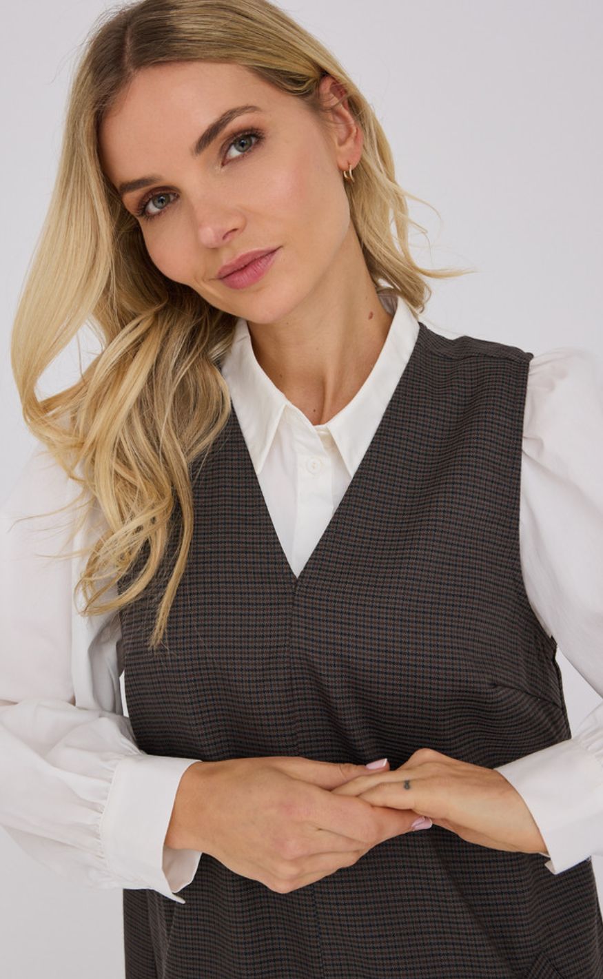 A-View Kjole - Juliette - Black/Brown