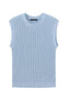 Luxzuz Topp - Corinn - Cerulean Blue