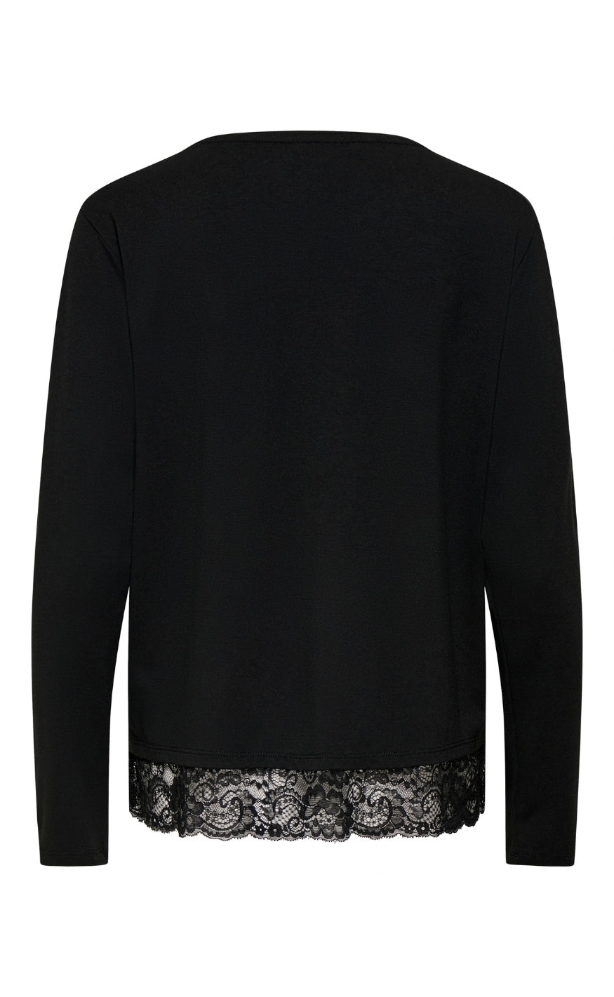 ONLY Bluse - Moster Lace - Black Tone