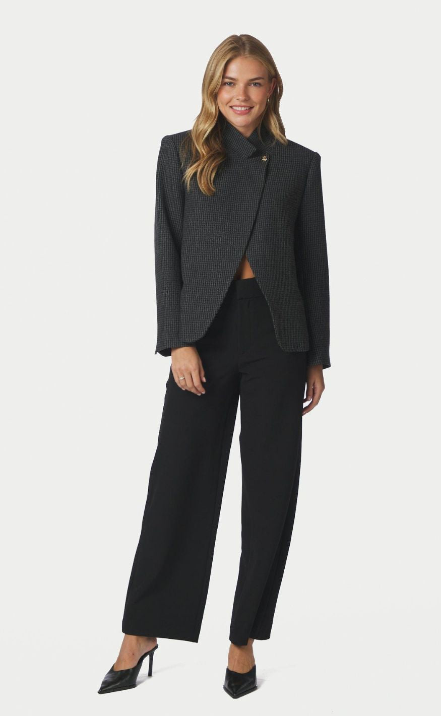 Neo Noir Blazer - Paria Check - Dark Grey