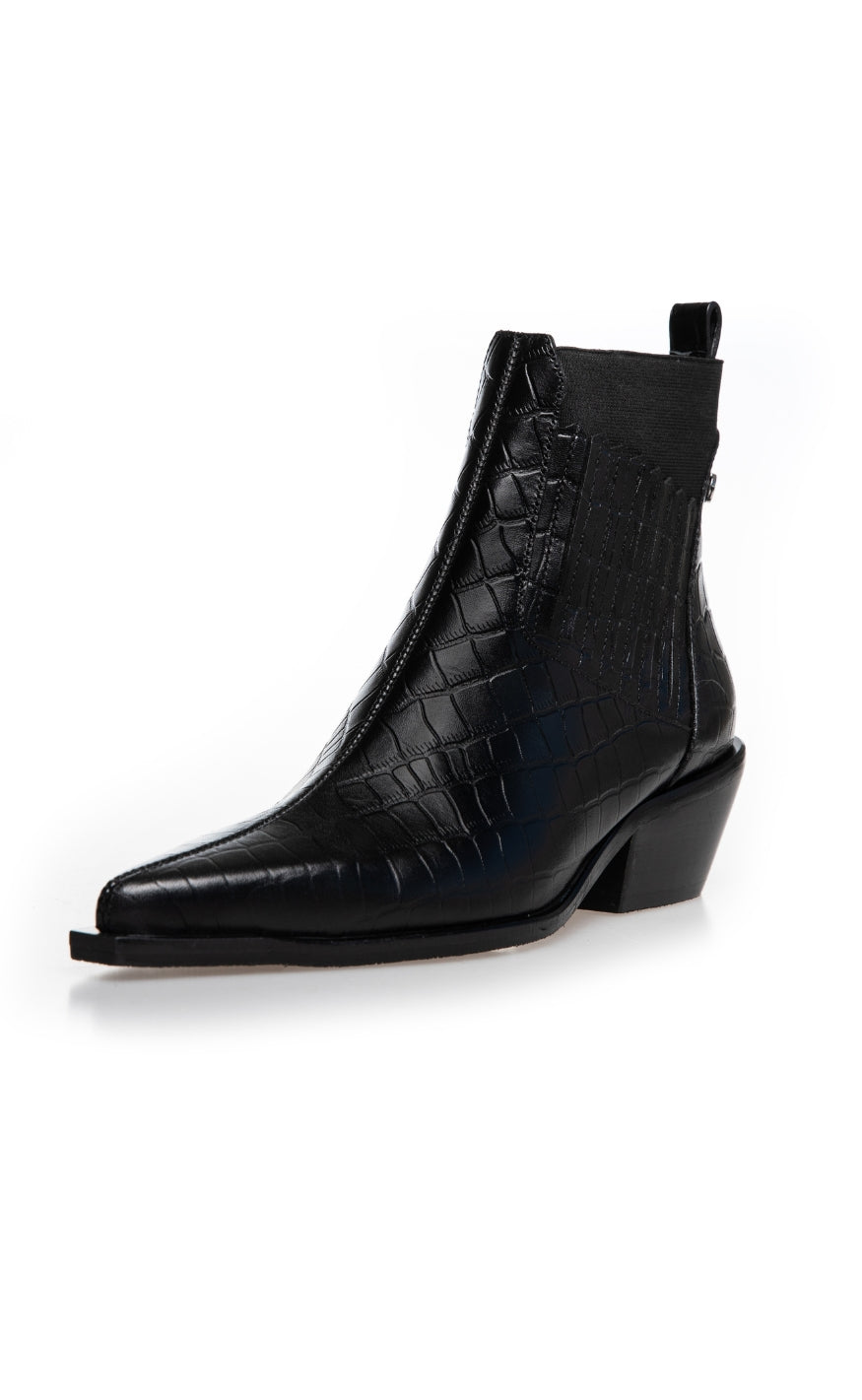 Copenhagen Shoes Støvler - The Walking Boot Leather - Black