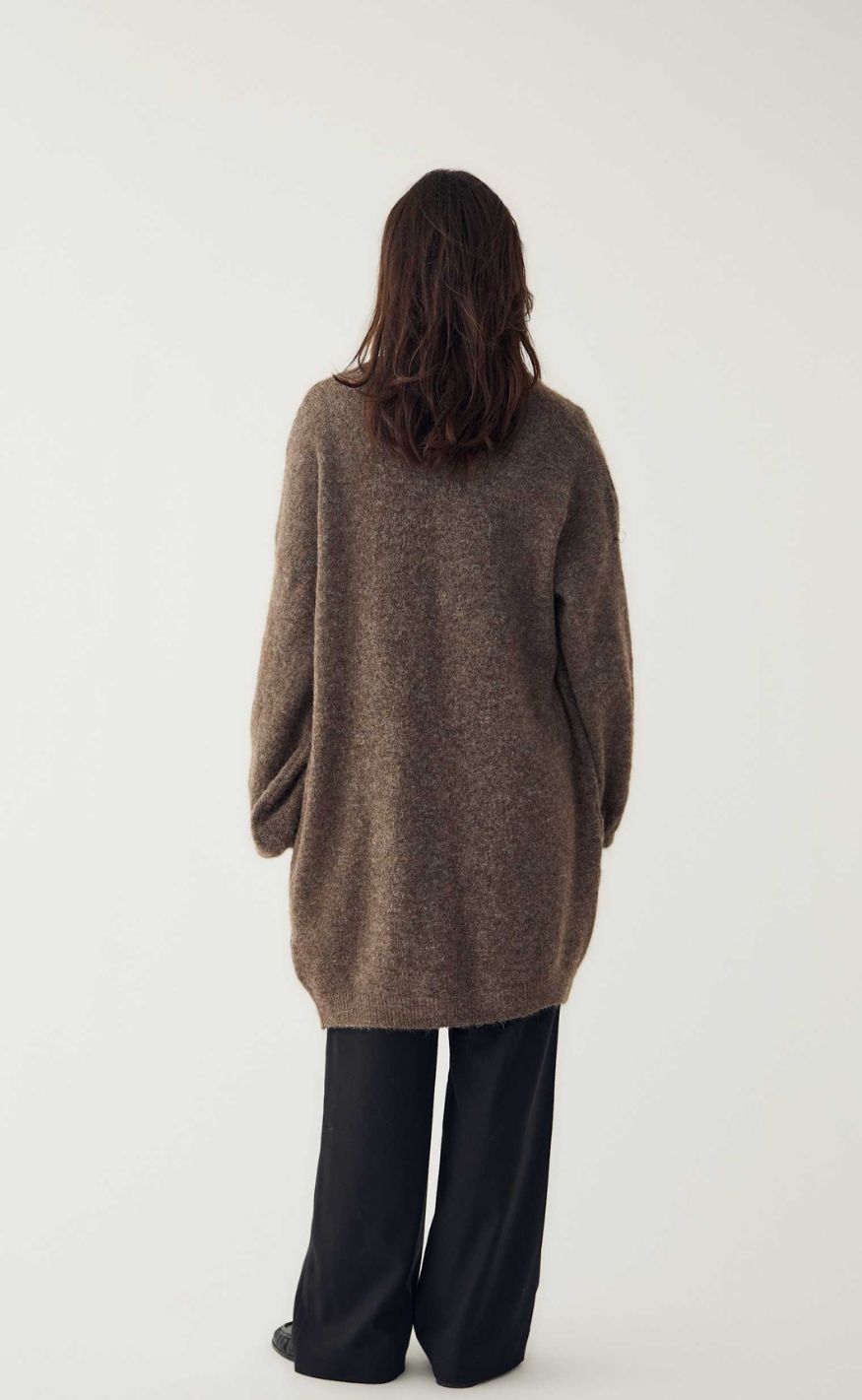 Noella Cardigan - Maricela - Timber Brown Melange