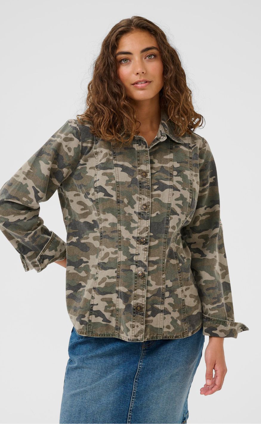 Culture Skjorte - Camila - Camouflage