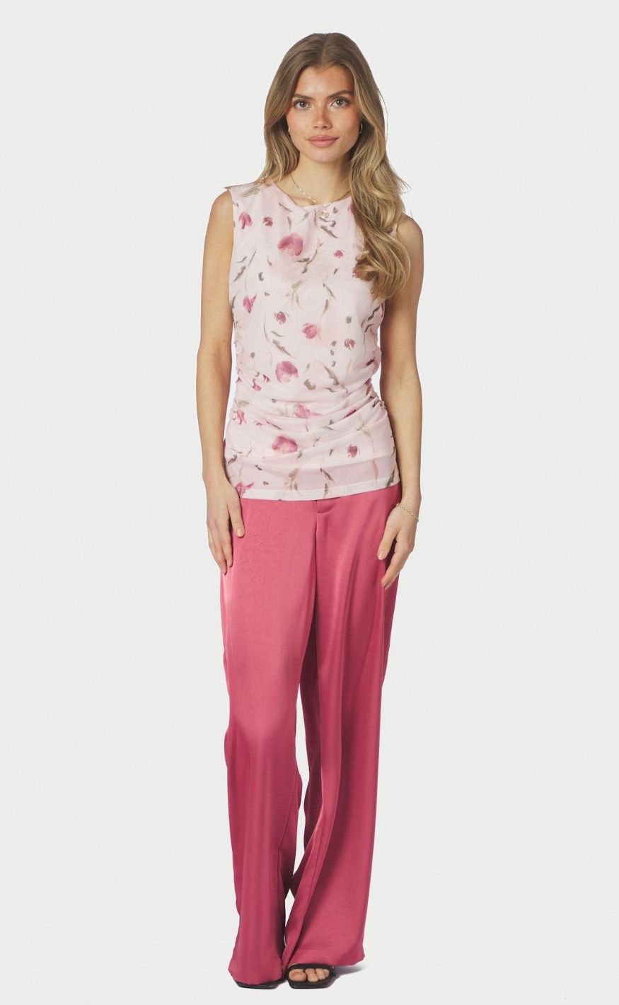 Neo Noir Topp - Liblana Artist Mesh - Light Pink