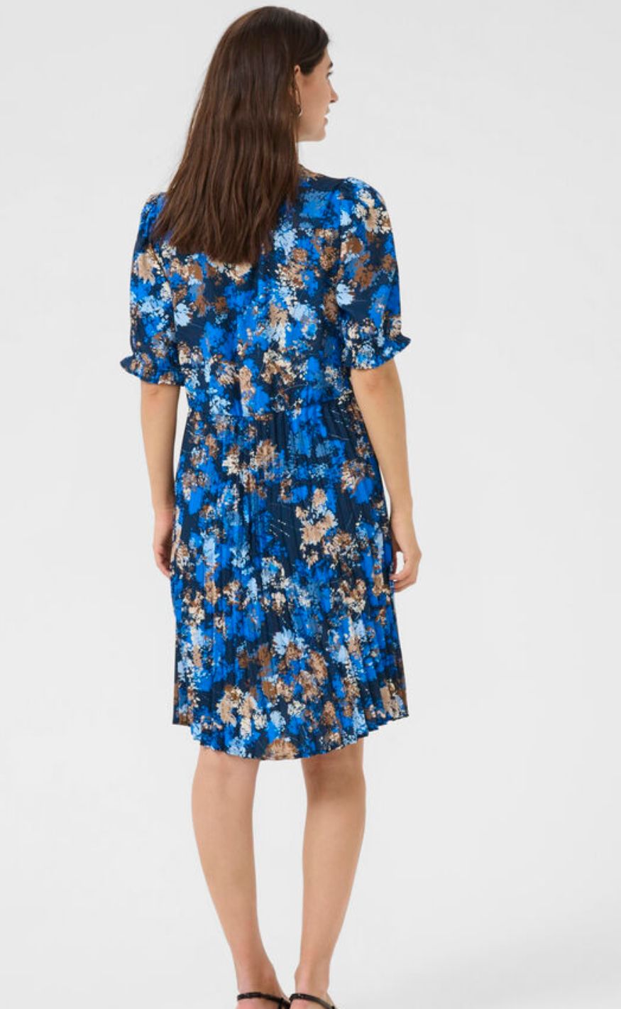 Culture Kjole - Paddy Betty Short - Blue Flower