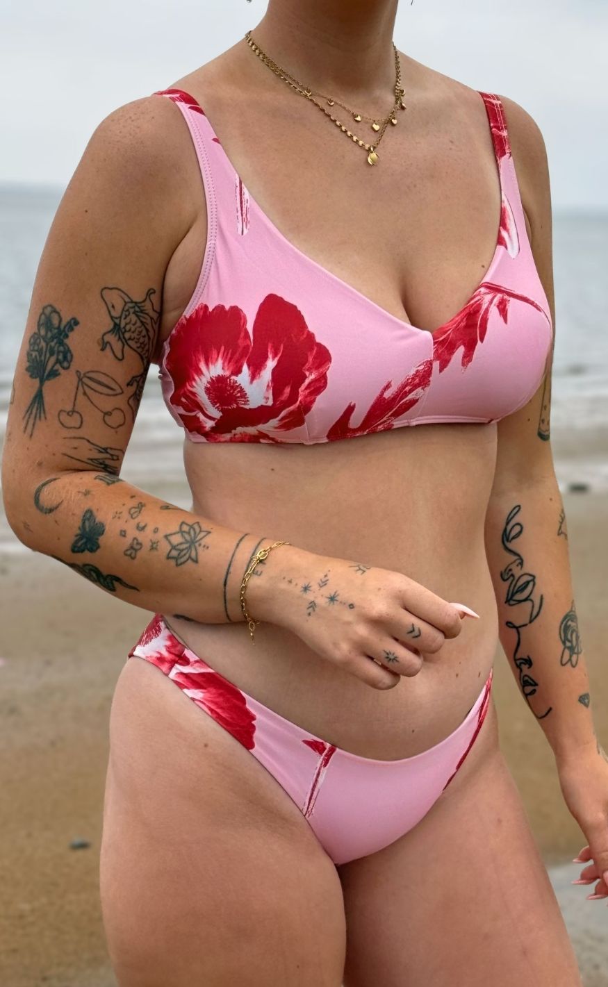 Unica Copenhagen Bikinitopp / Topp - Eda - Rosy Flower
