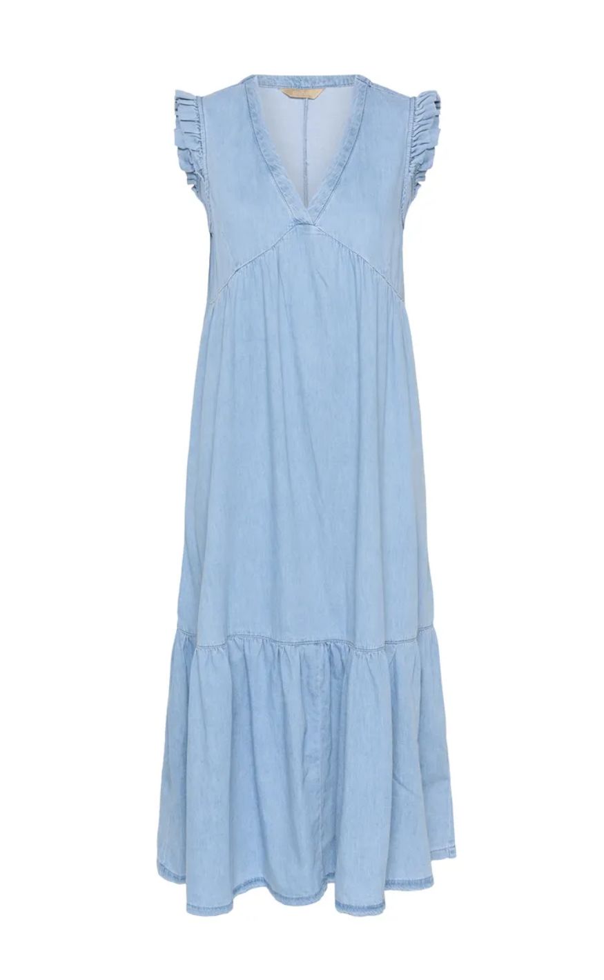 Culture Kjole - Berteline Arpa - Light Blue Wash