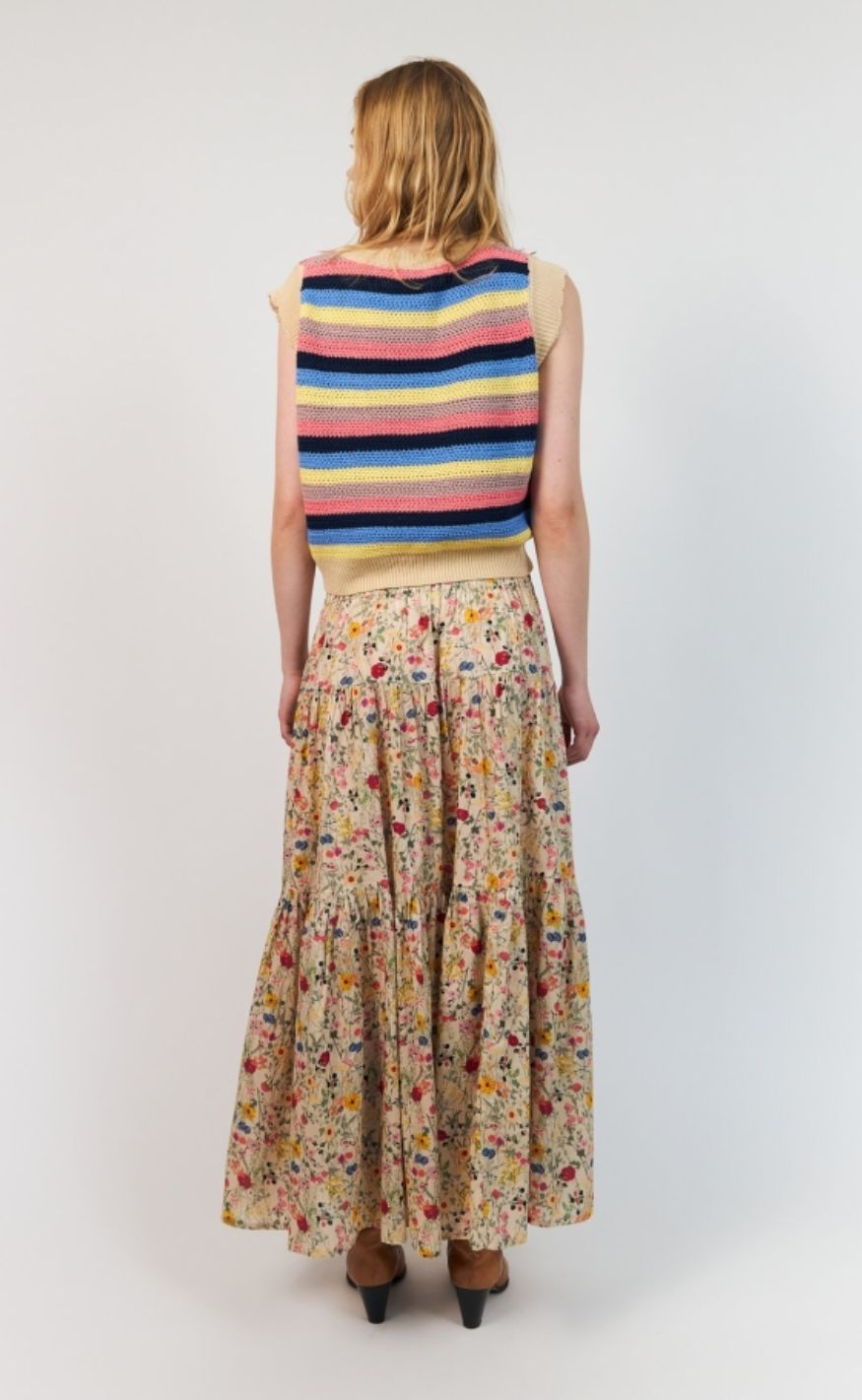 Lollys Laundry Skjørt - SunsetLL Maxi - Flower Print