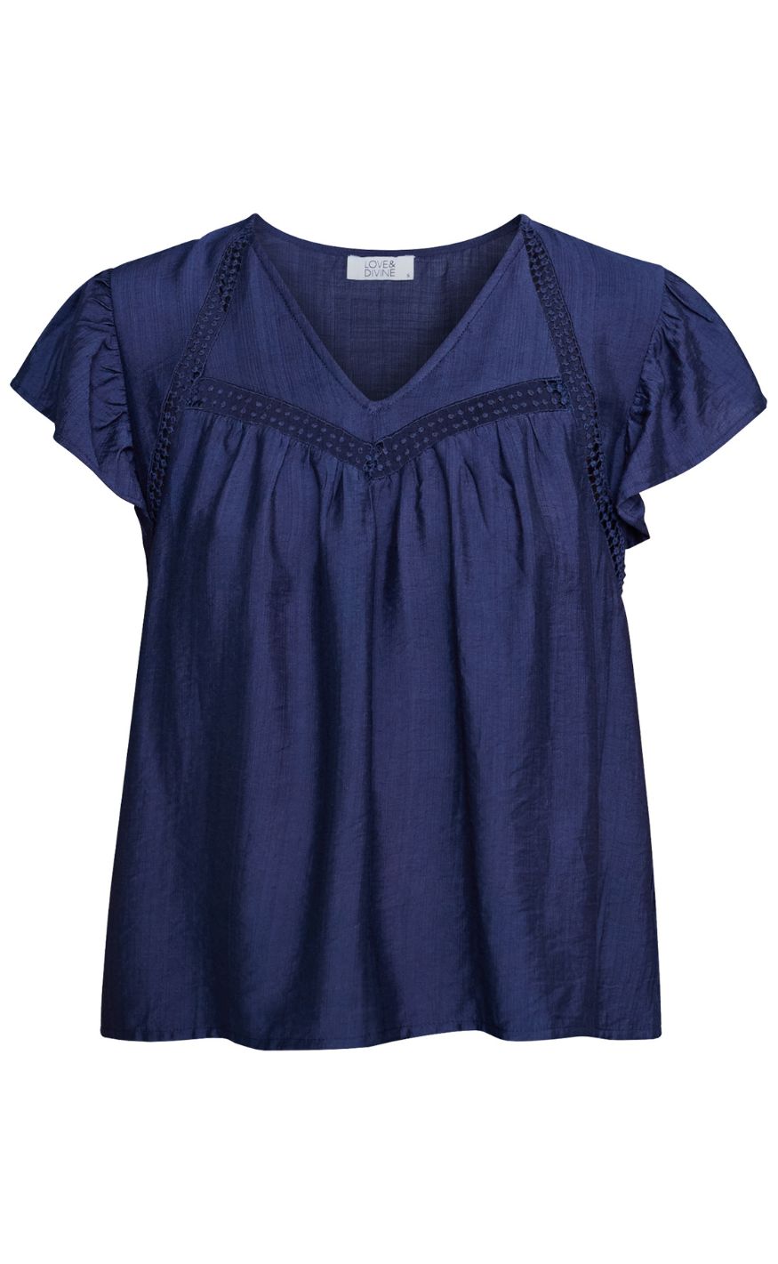 Love & Divine Topp - Love1616 - Midnight Blue