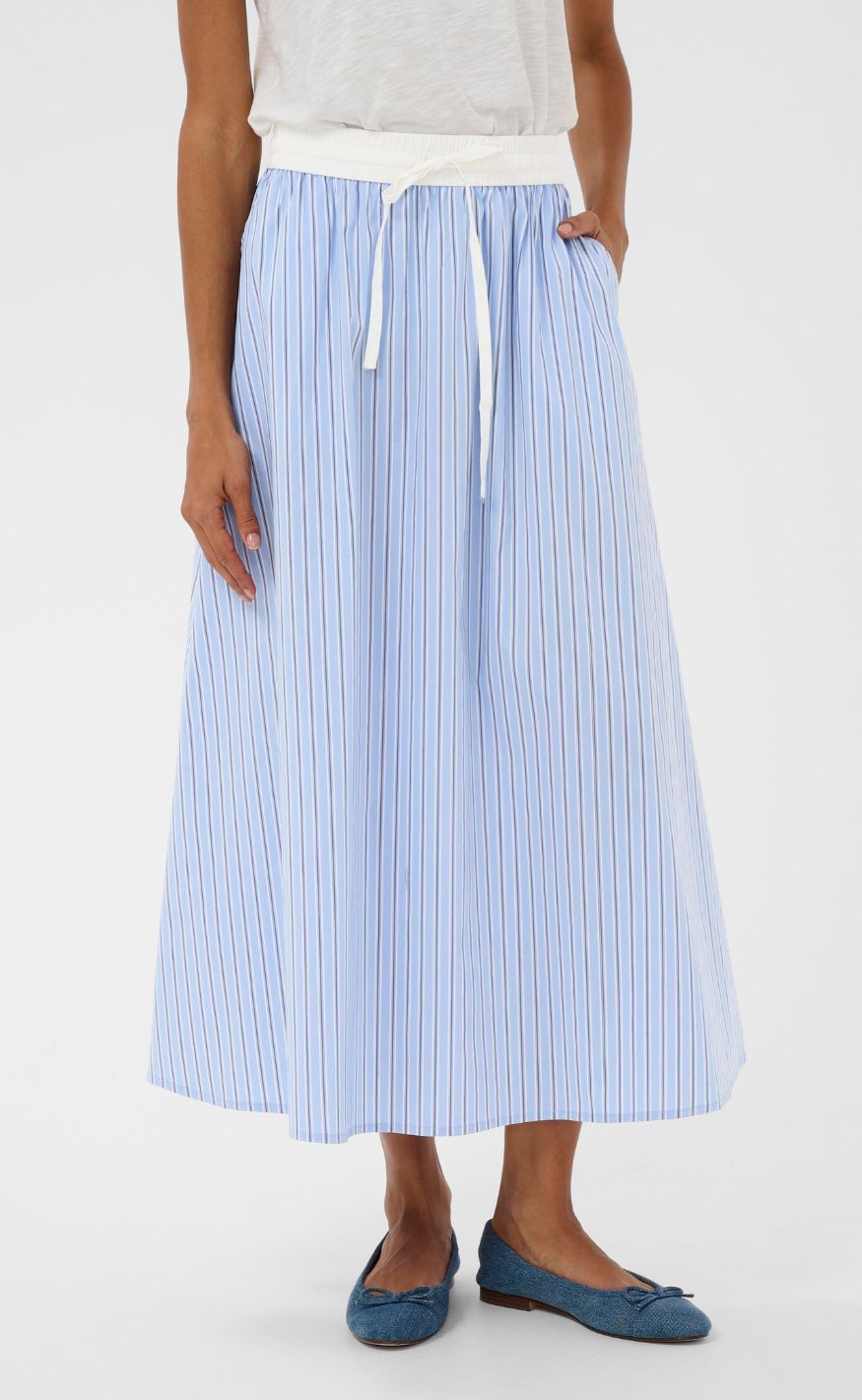 Culture Skjørt - Art - Blue Stripe