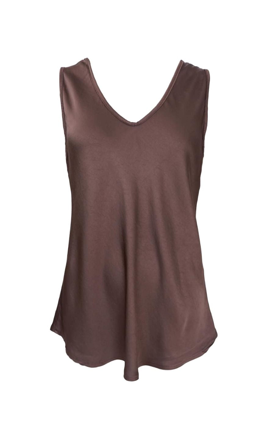Black Colour Topp - Mabel - Coffee