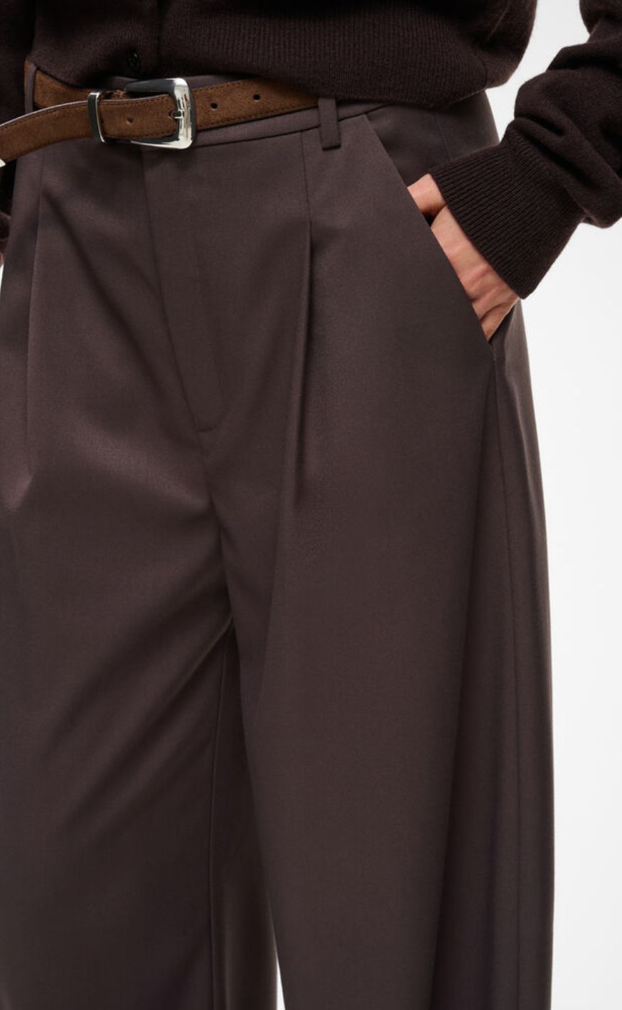 Gestuz Bukser - Callia MW Barrel - Deep Plum