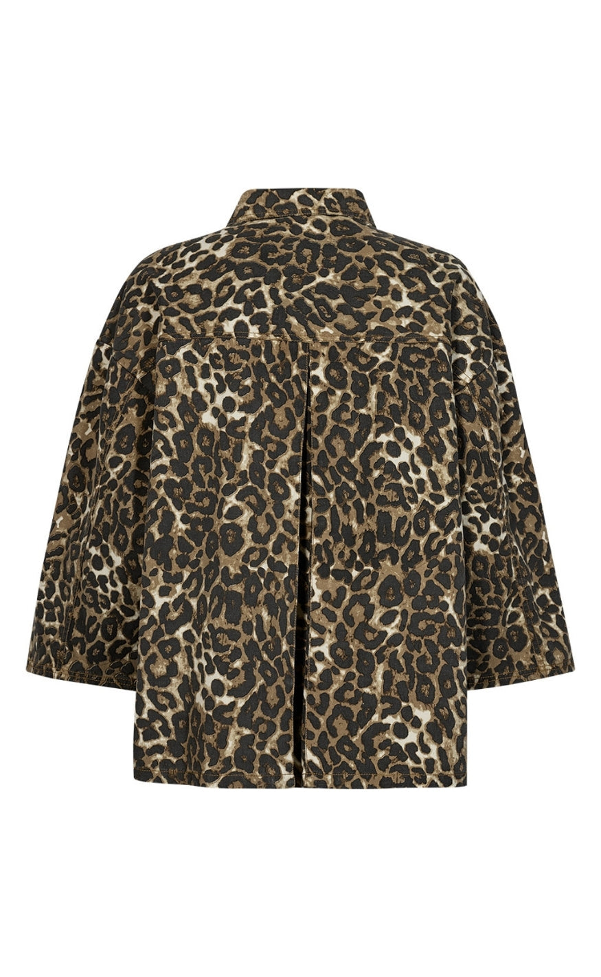 Depeche Skjorte - Tonja - Leopard Printed