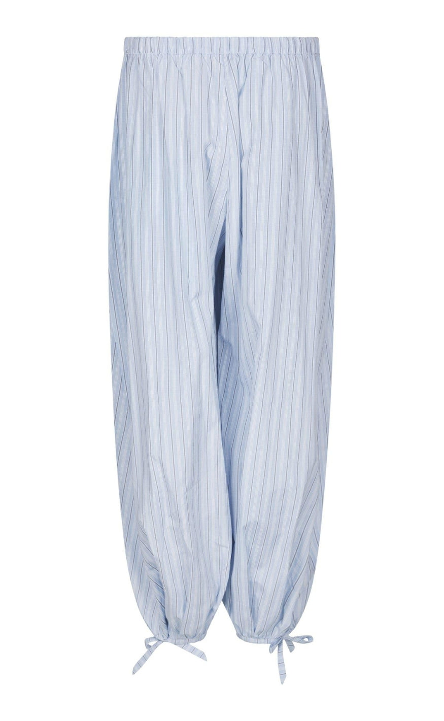 Neo Noir Bukser - Roxane Balloon Double Stripe - Light Blue