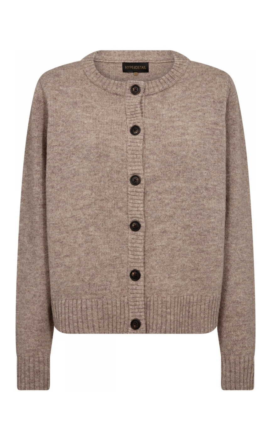 Hype The Detail Cardigan - 930-14 - Sand
