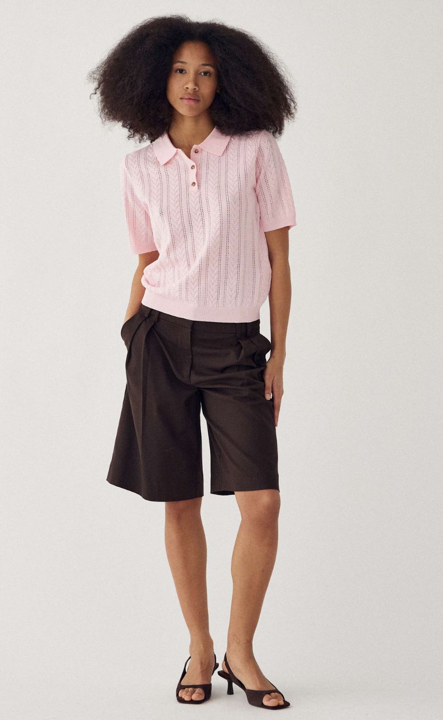 Noella Genser - Mecca Polo - Baby Pink