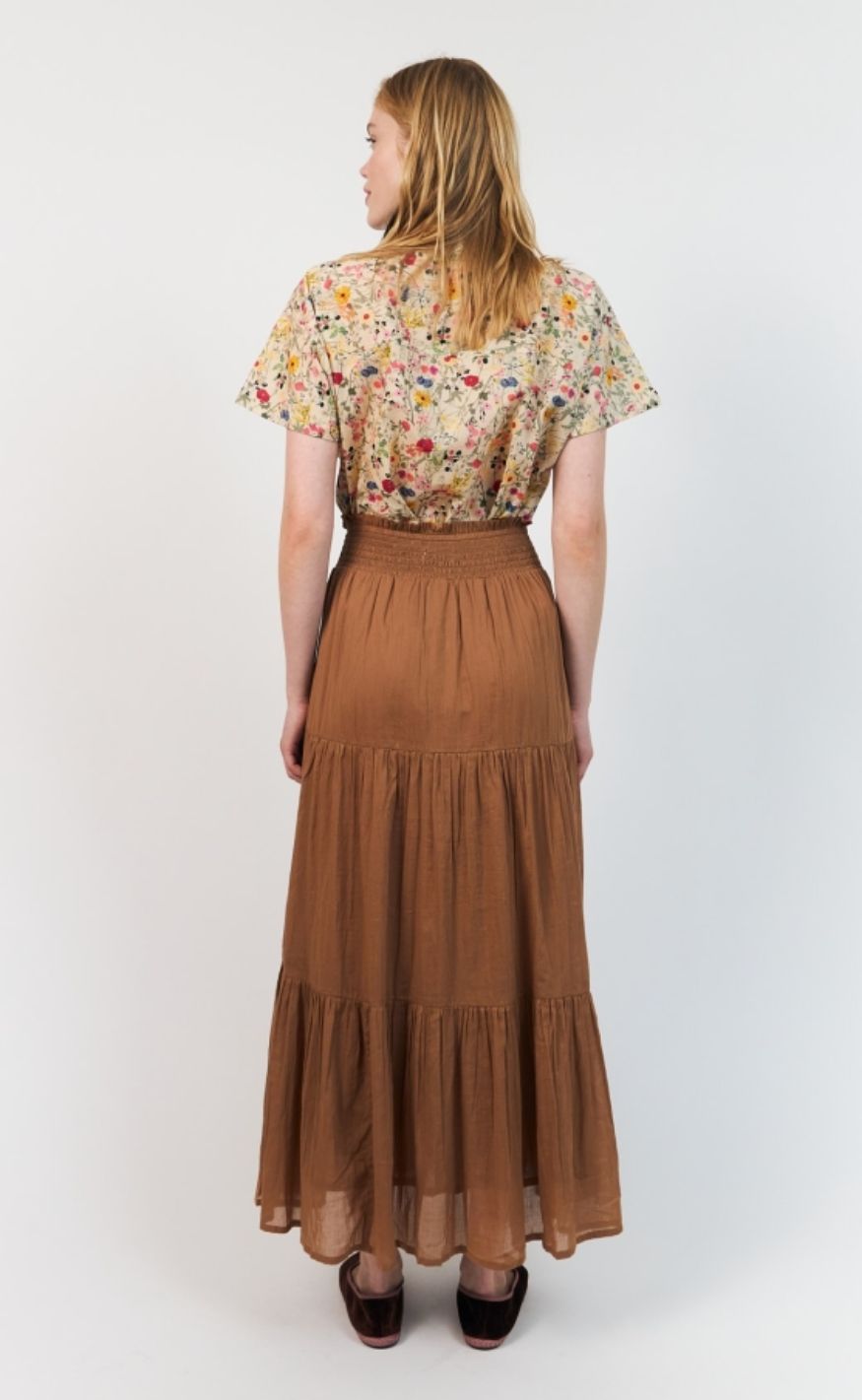 Lollys Laundry Skjorte - MyaLL SS - Flower Print