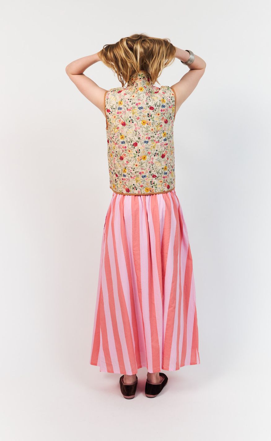 Lollys Laundry Vest - CairoLL Quilted - Flower Print