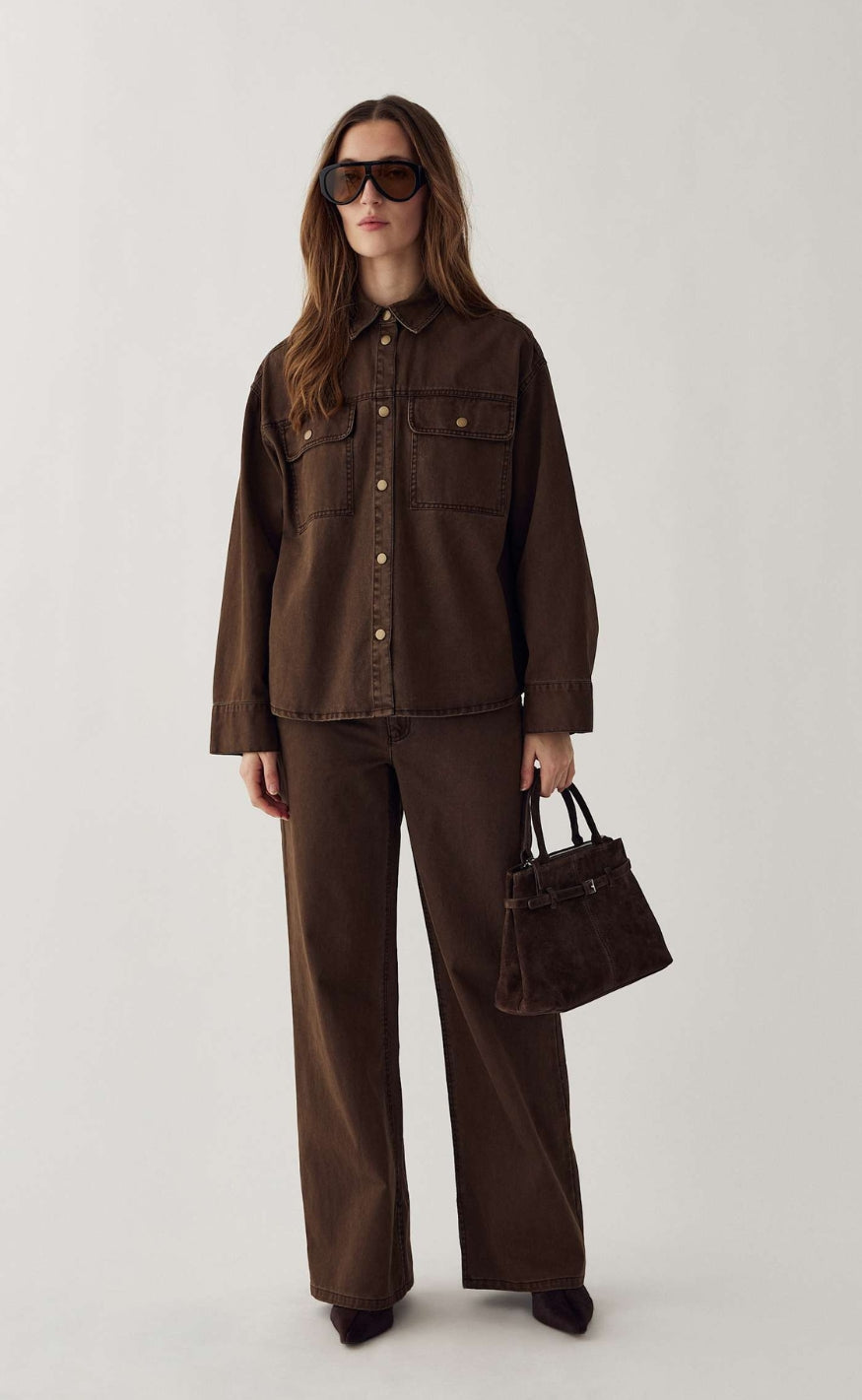 Noella bukser - Maribella MW - Cocoa Brown