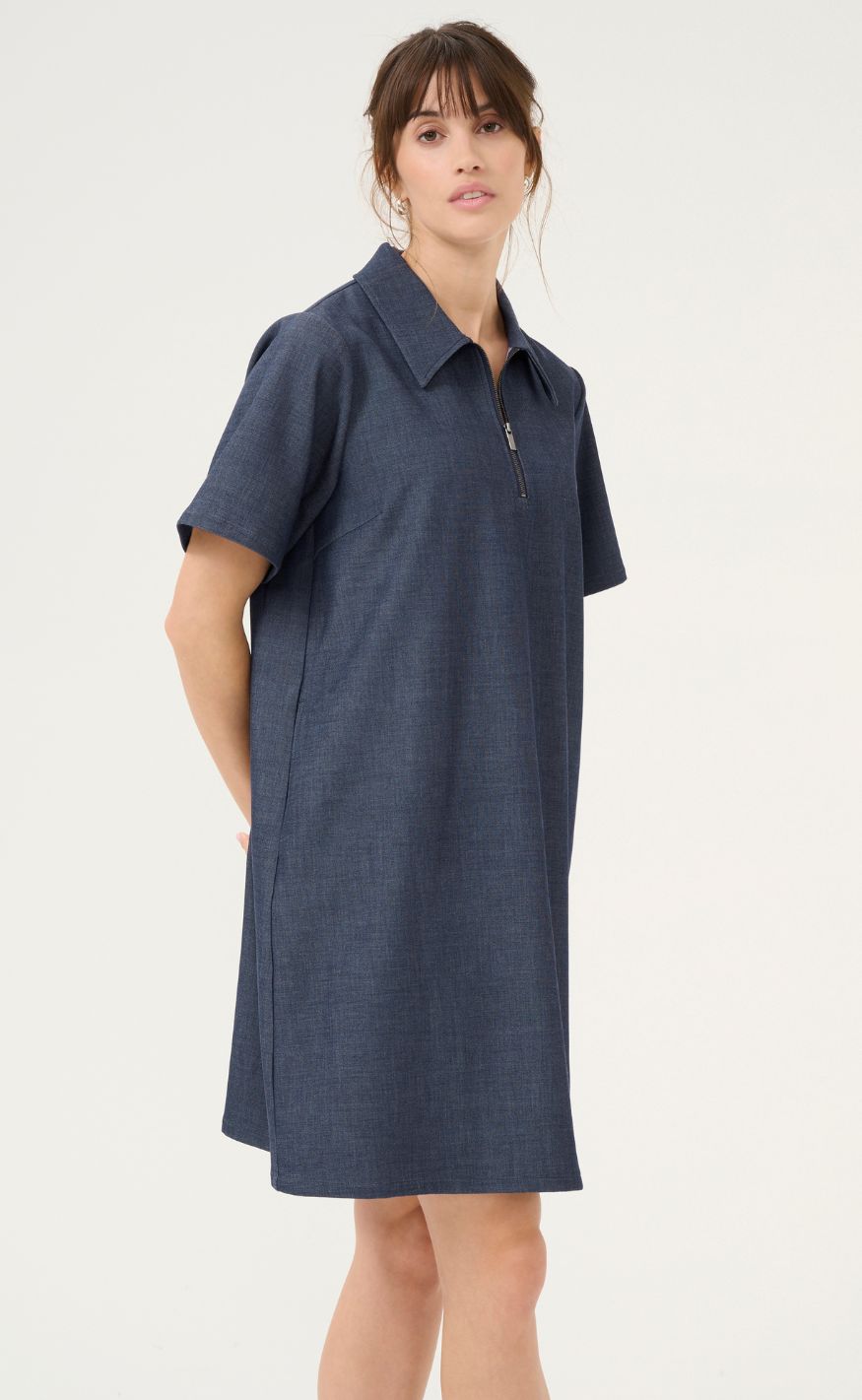 Cuture Kjole - Cybilla Cattia - Blue Denim