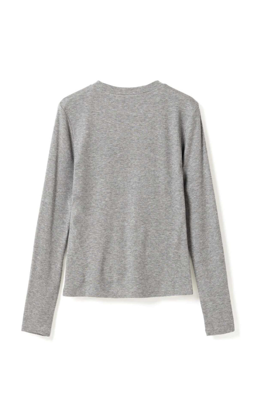 Noella Bluse - Lidie - Medium Grey Mel.