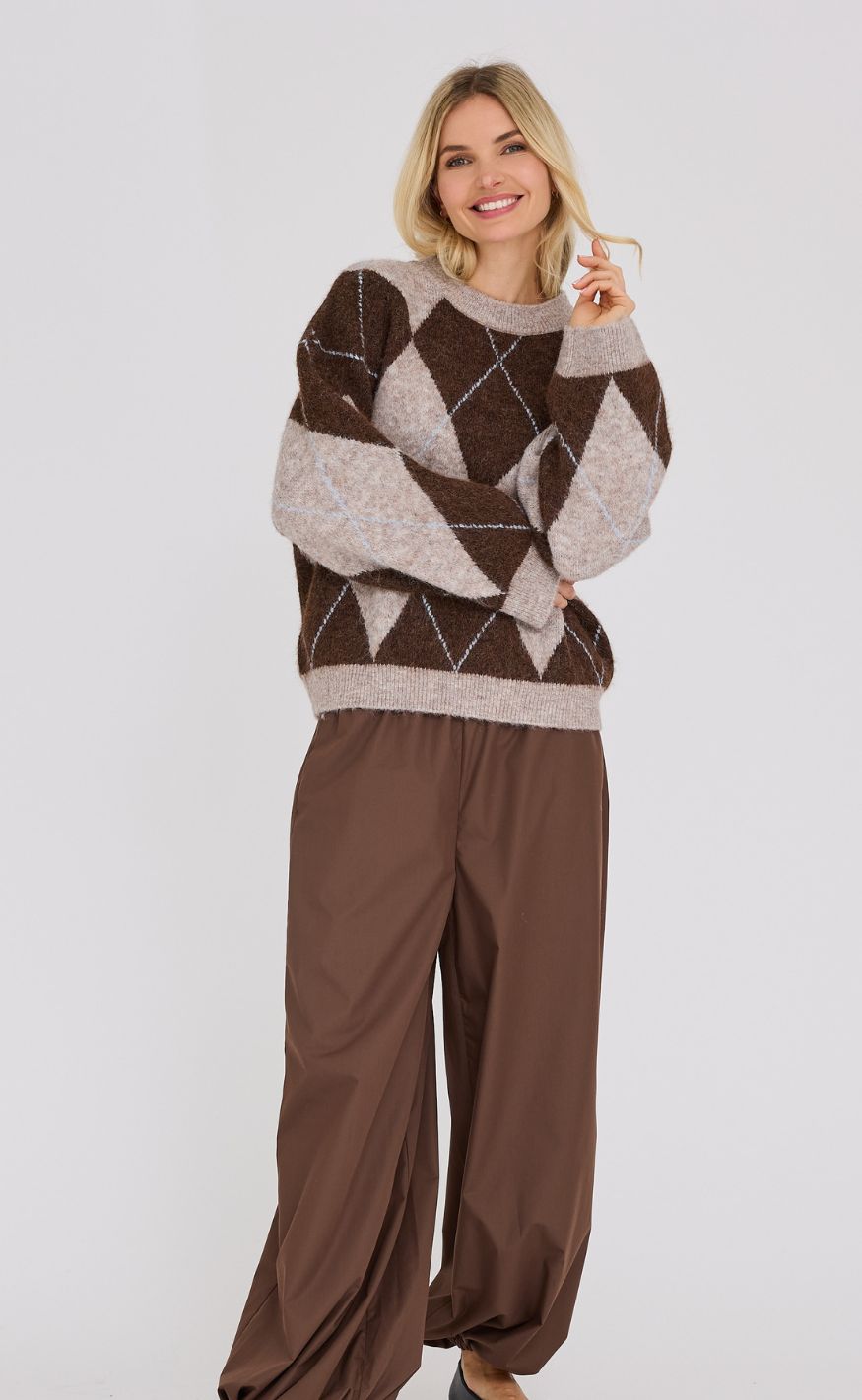 A-View Genser - Harlekin - Dark Brown