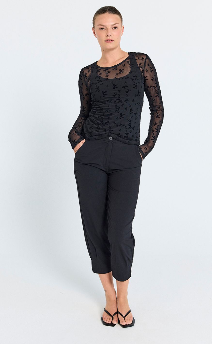 Freequent Bukser - Swift - Black
