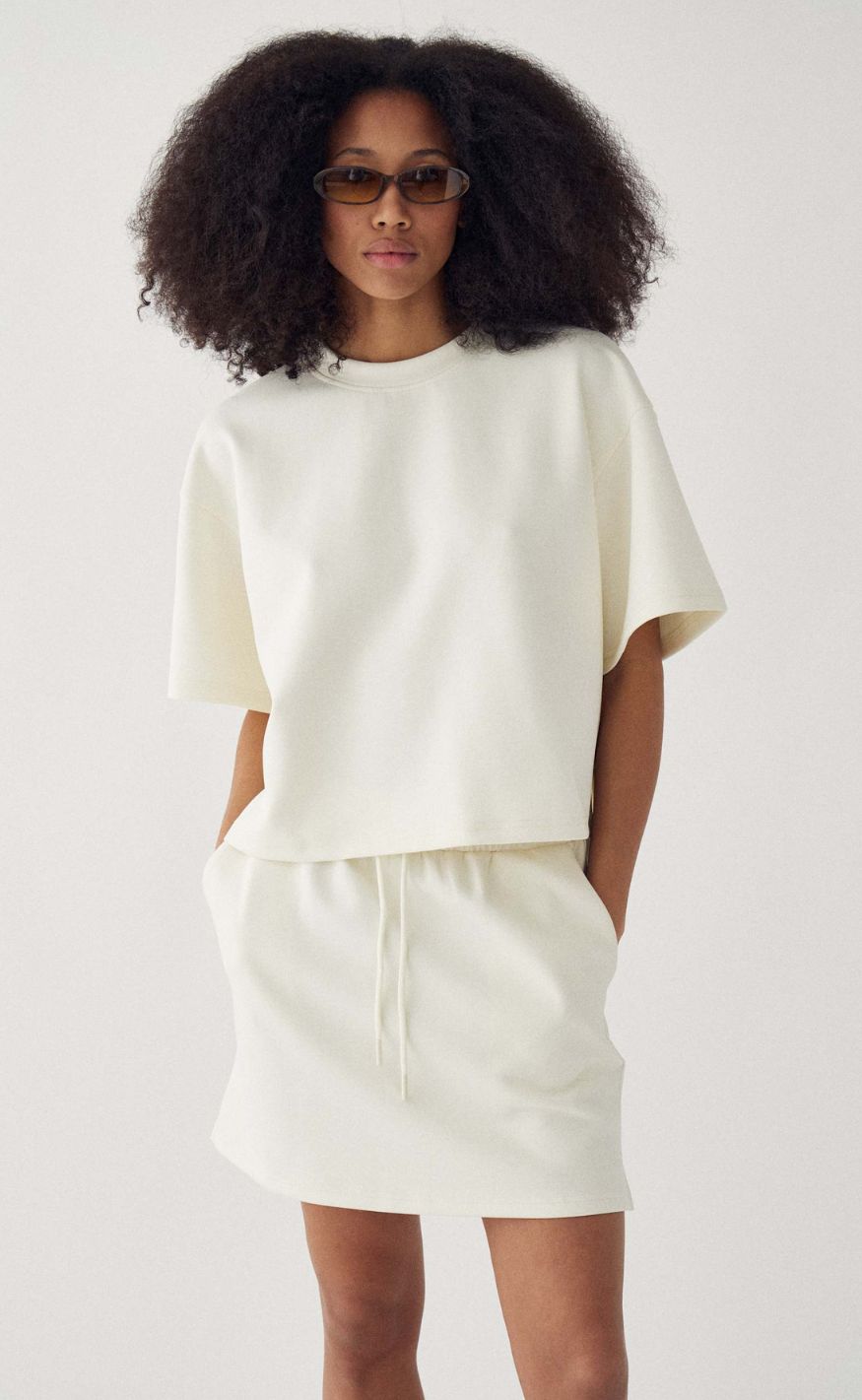 Noella T-shirt - Maple - Offwhite