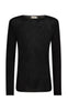 Depeche Bluse - Drew Cashmere O-Neck - Black