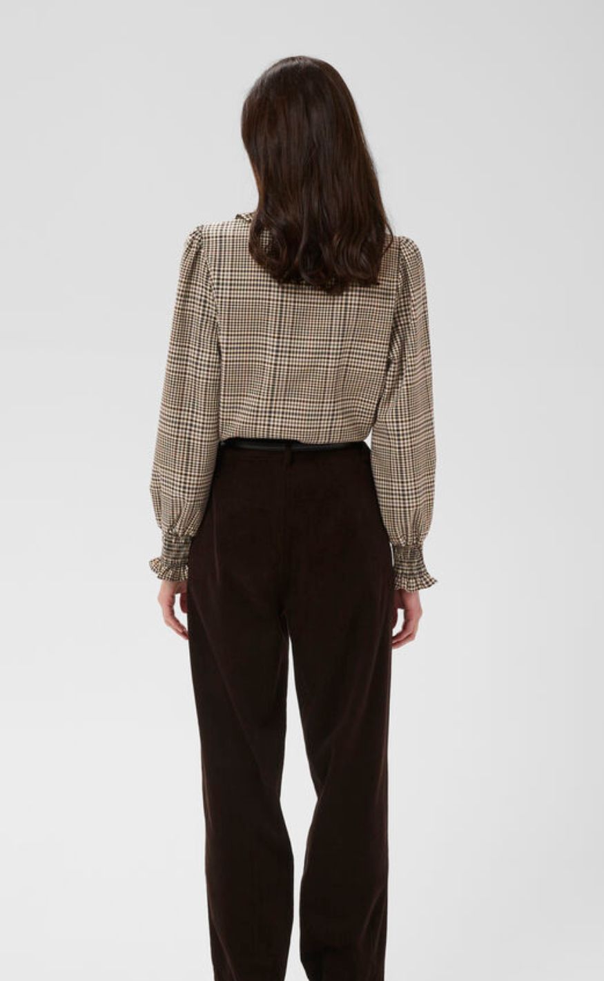 Culture Skjorte - Birsen - Black Check