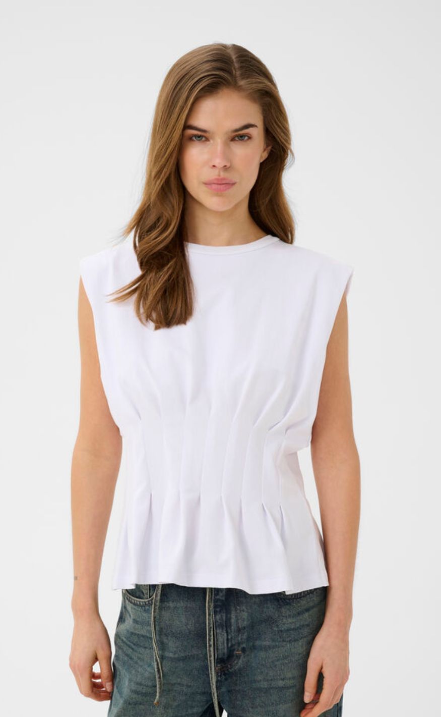 Gestuz T-Shirt - Inez - Bright White