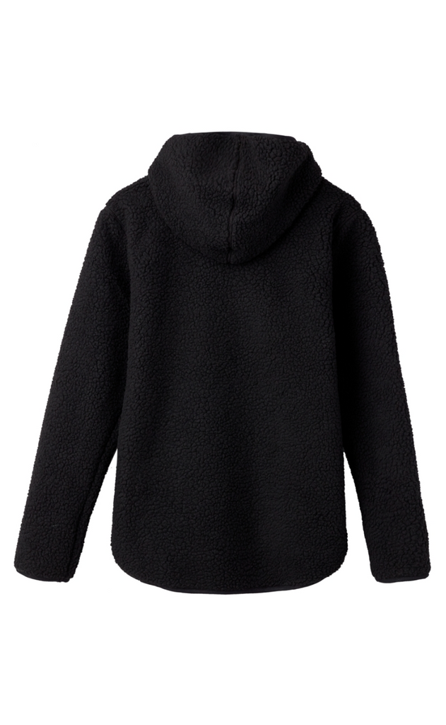 H2O Jakke - Langli Hooded Pile - Black