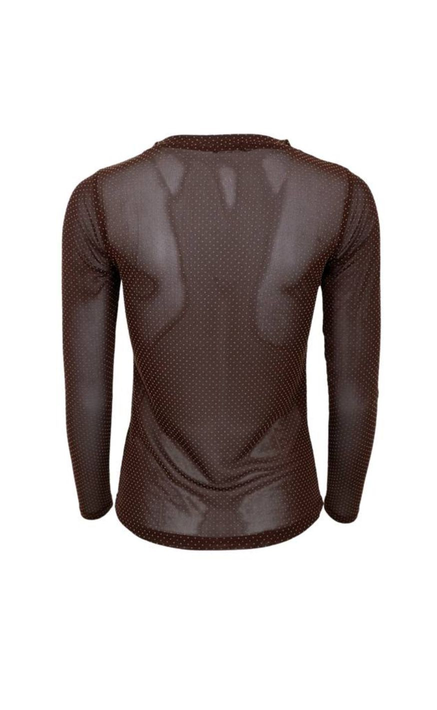 Black Colour Bluse - Jessie - Coffee