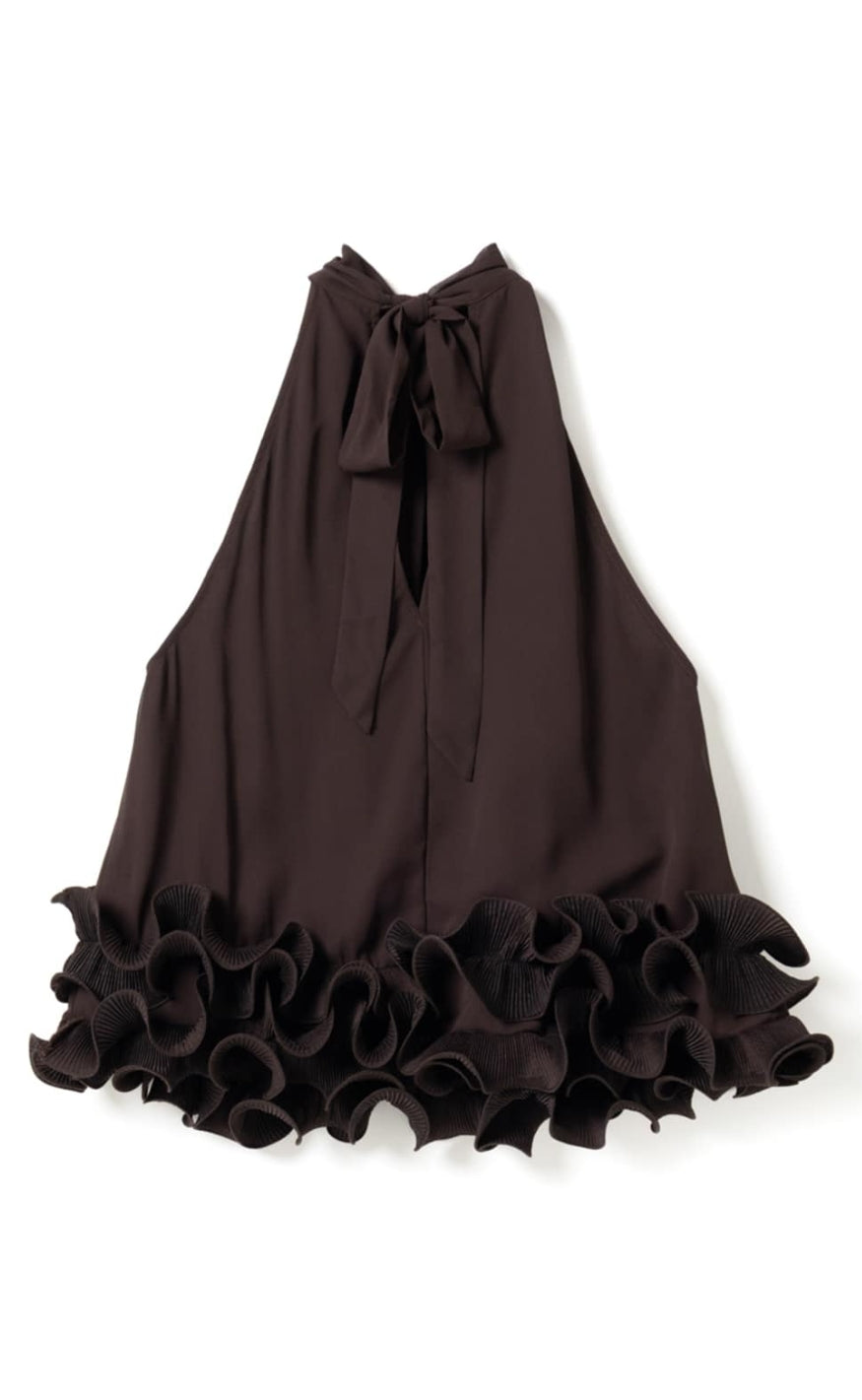 Noella Bluse - Marjolaine - Chocolate