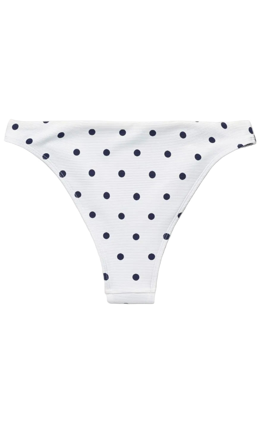 Panos Emporio Bikinitruse - Nefeli Polka Dot - White/Navy