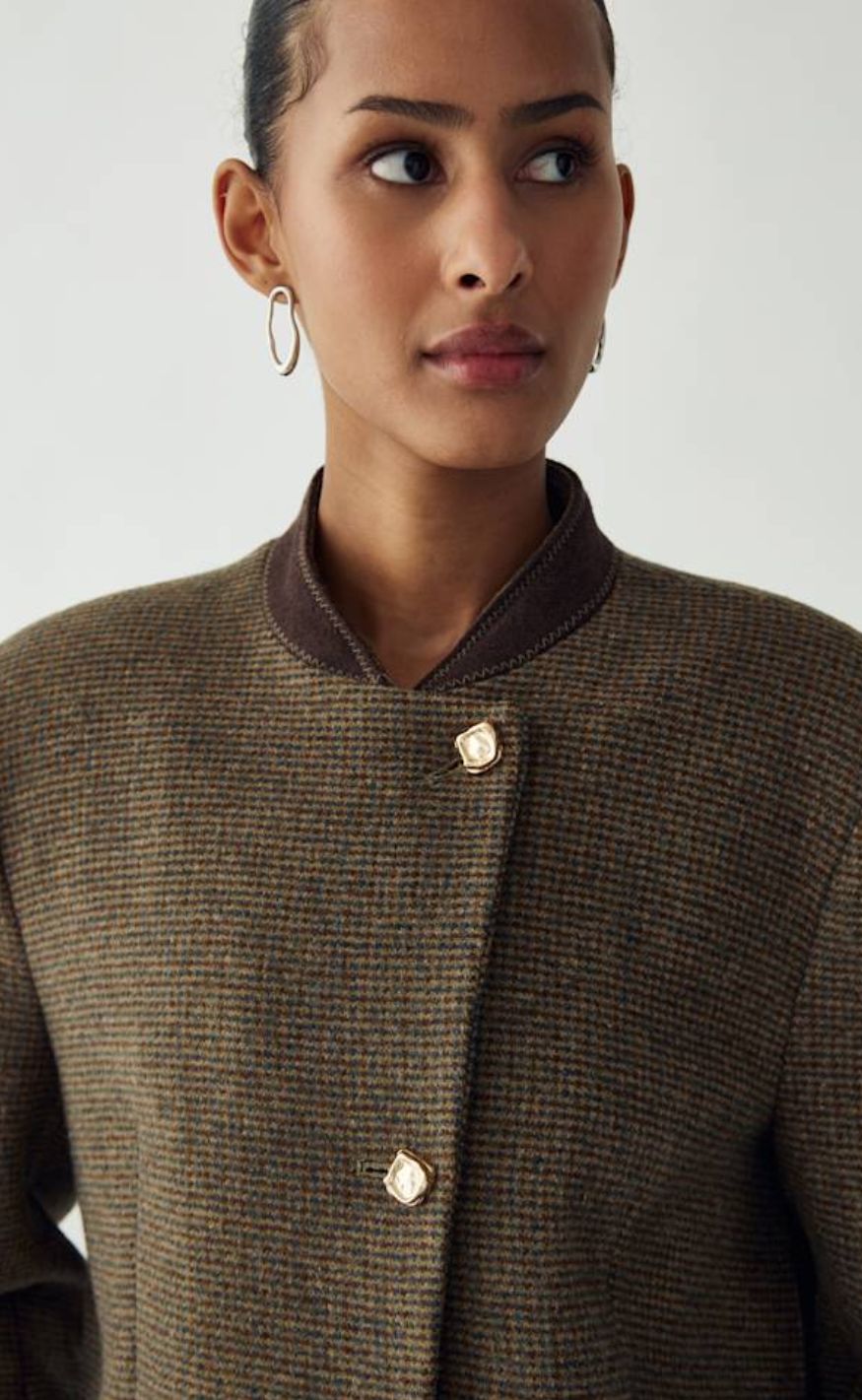 Noella Blazer - N-Nox - Evalina Brown Check