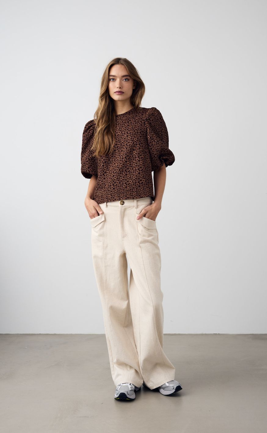 Noella Bluse - Shelly - Chocolate