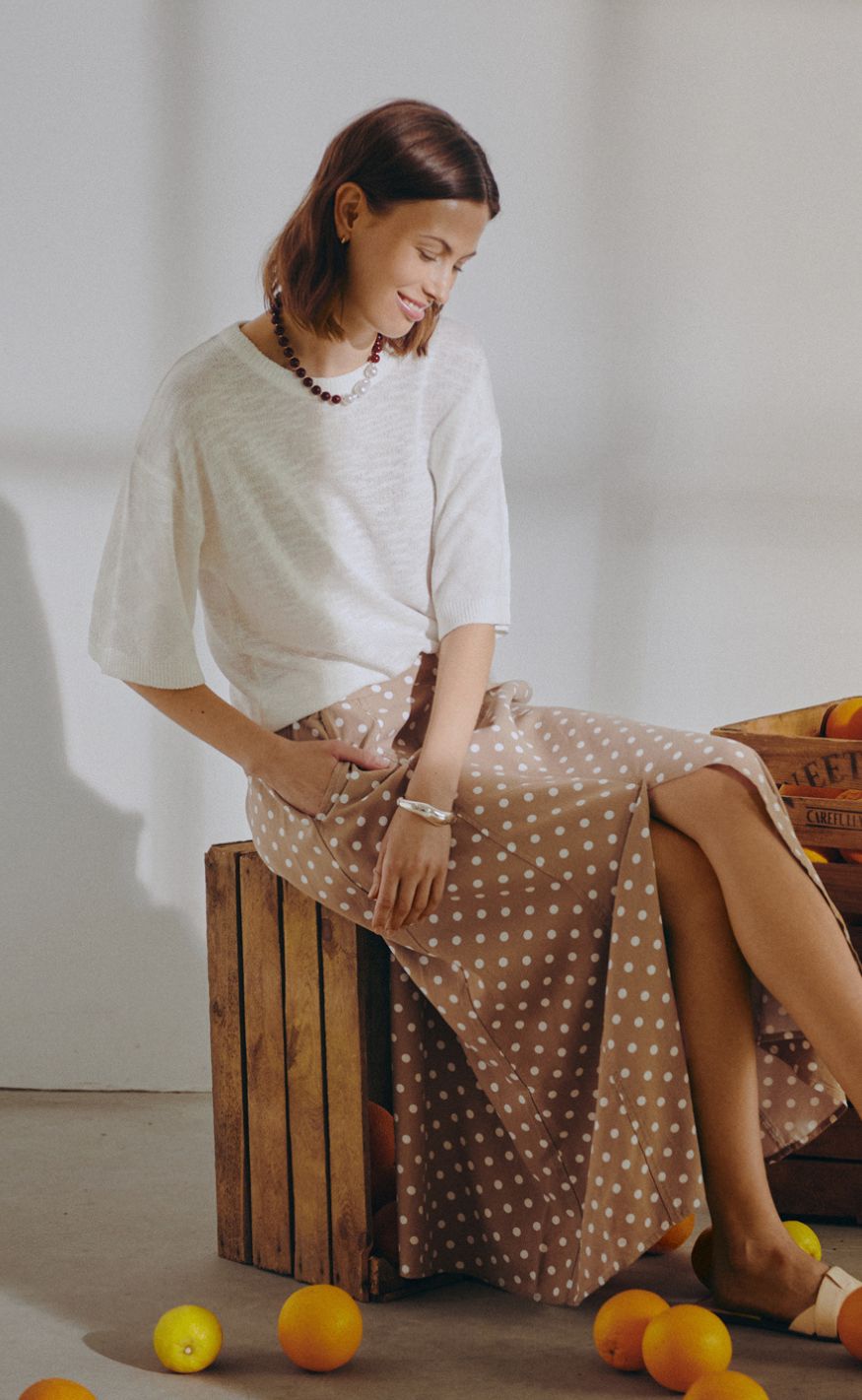 Freequent Pullover - Vicki - Brilliant White