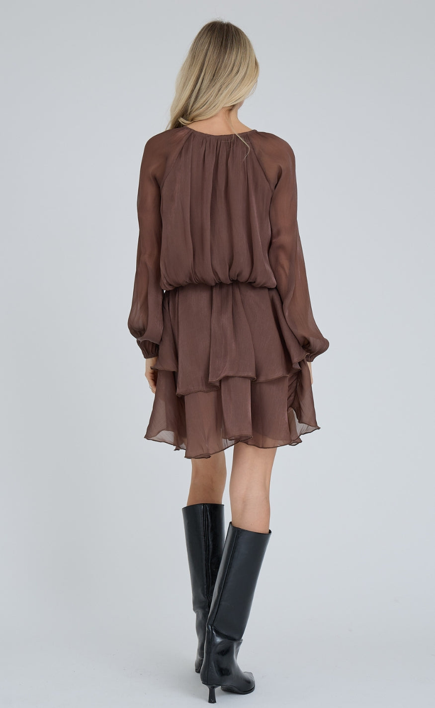 A-View Kjole - Ovena - Dark Brown